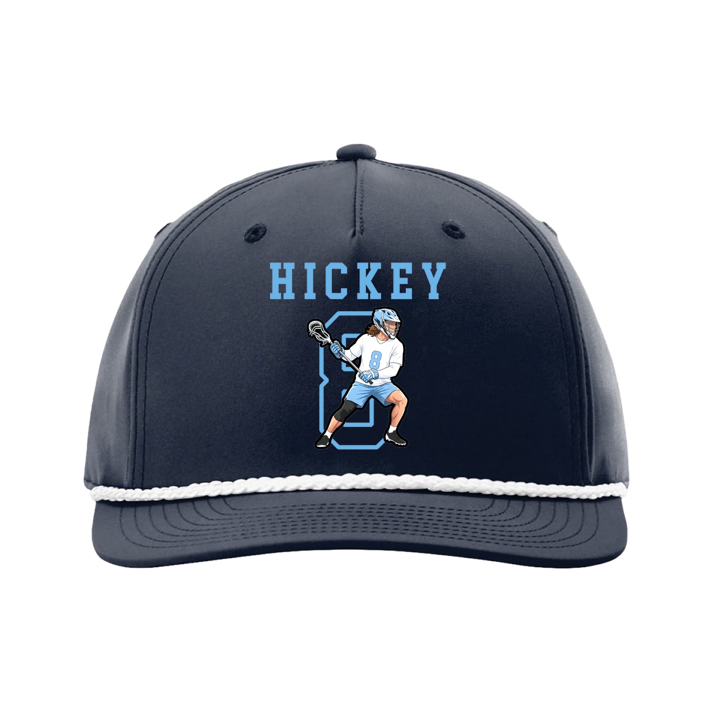 Five-Panel Classic Rope Cap — Shirsey in Navy