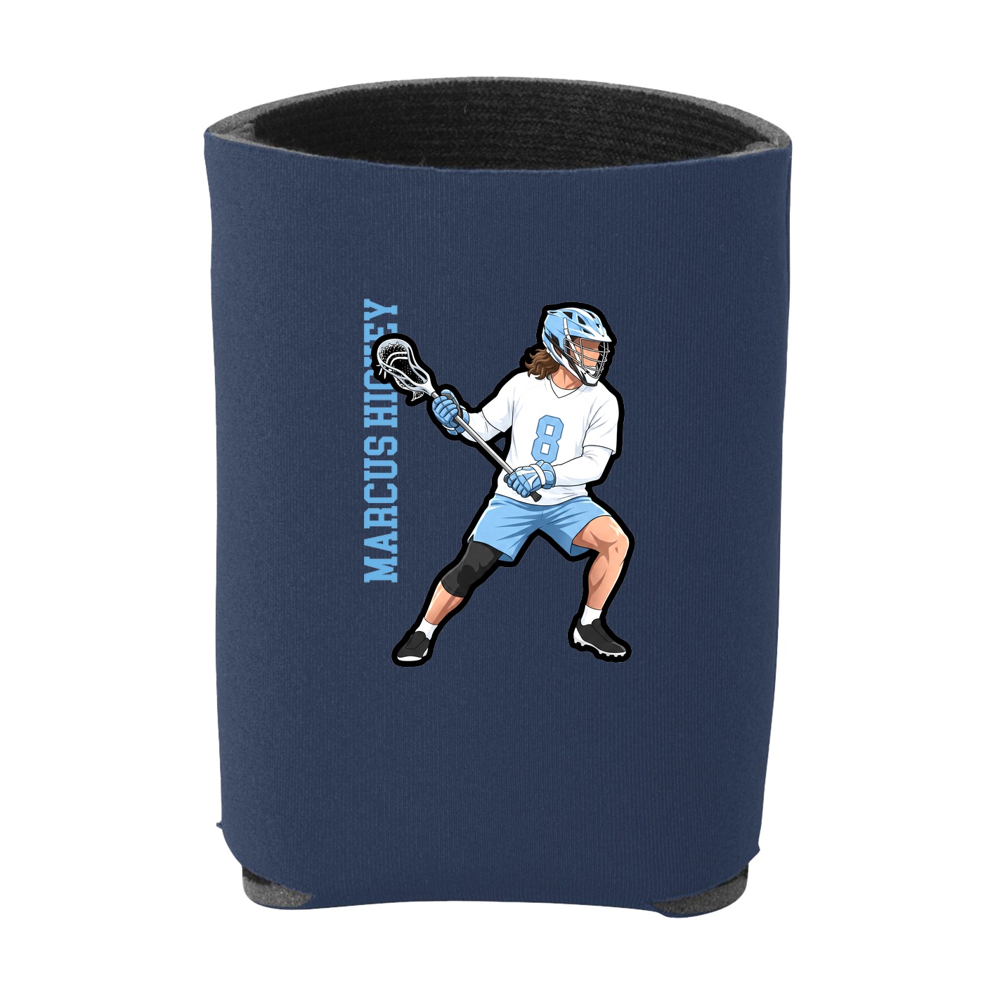 Can Holder — Name Vertical in Navy