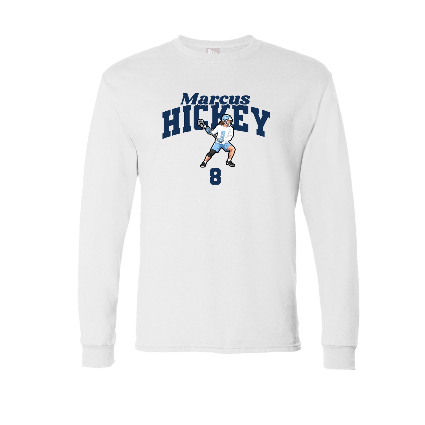 Long Sleeve Tee — Signature Arch in White