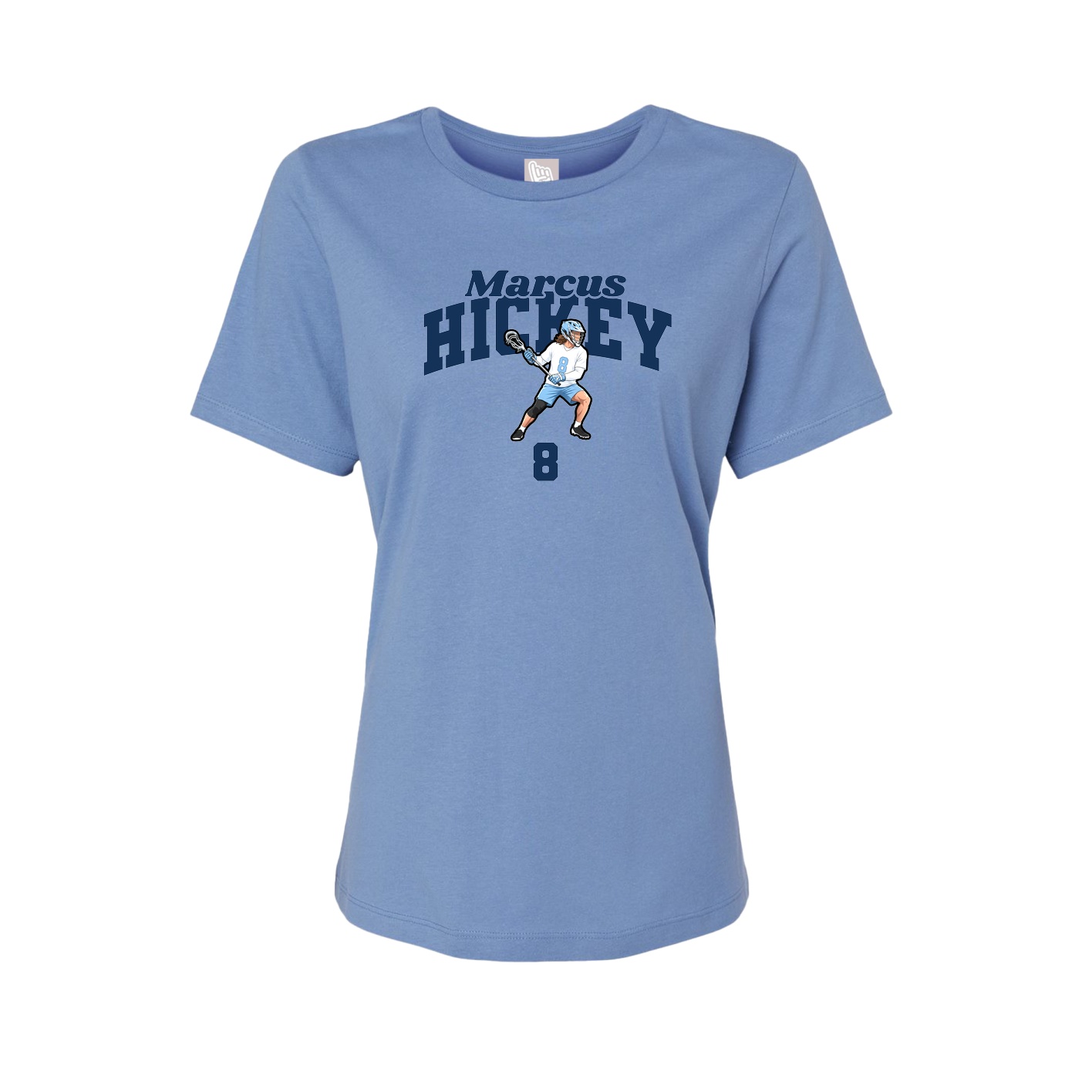 Womens Tee — Signature Arch in Powder Blue