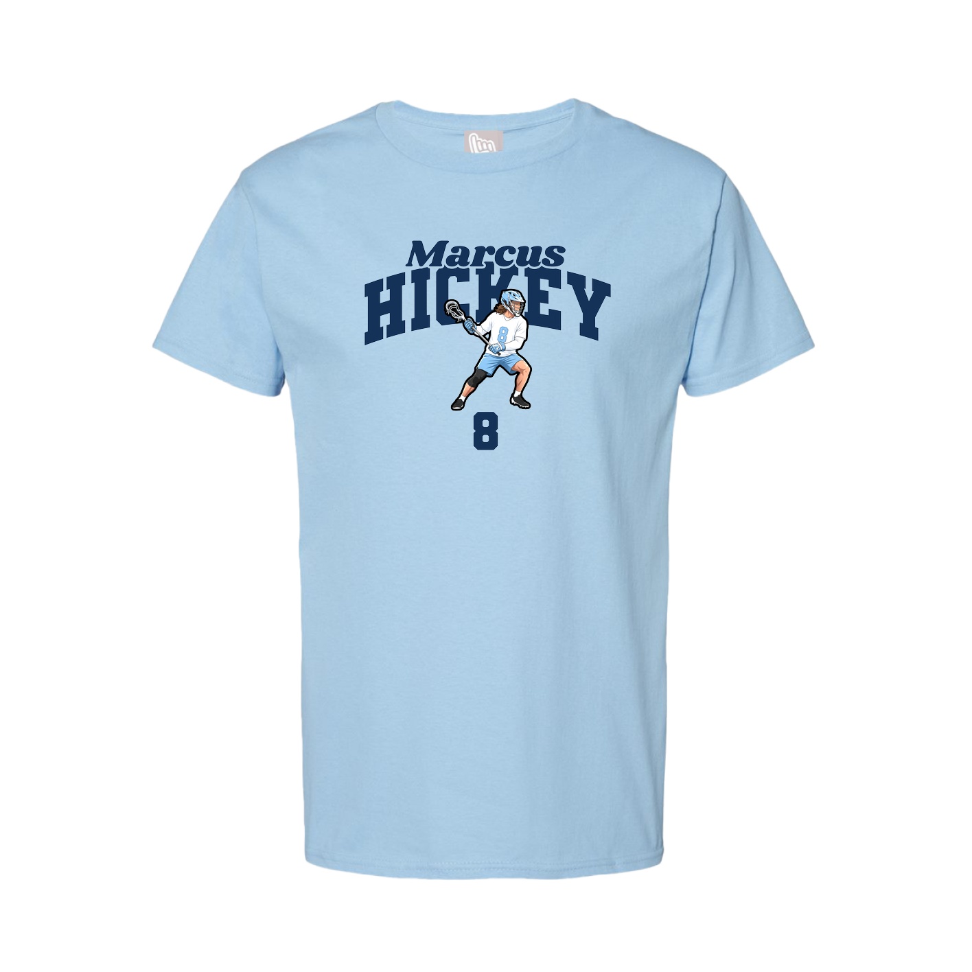 Youth Tee — Signature Arch in Light Blue