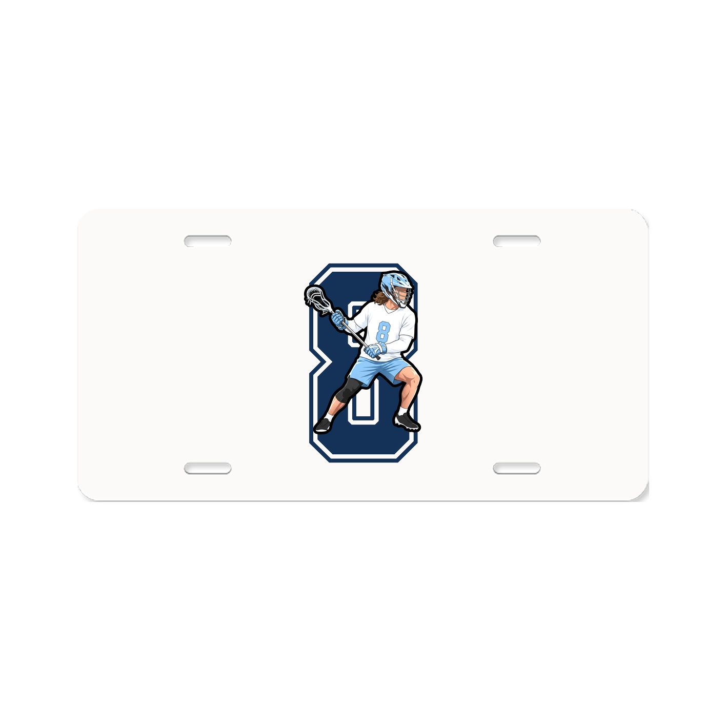 License Plate — Number in Classic