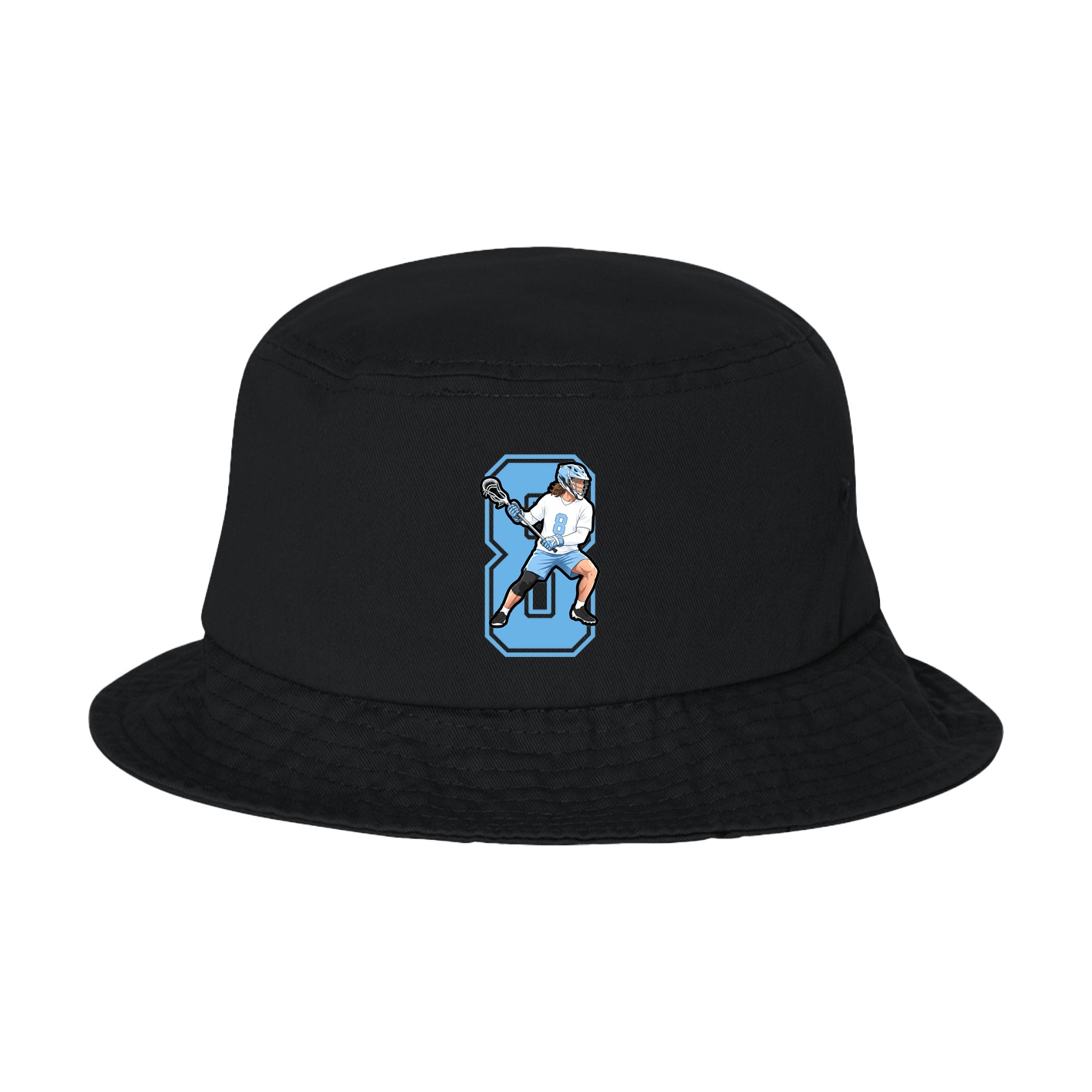 Bucket Cap — Number in Black
