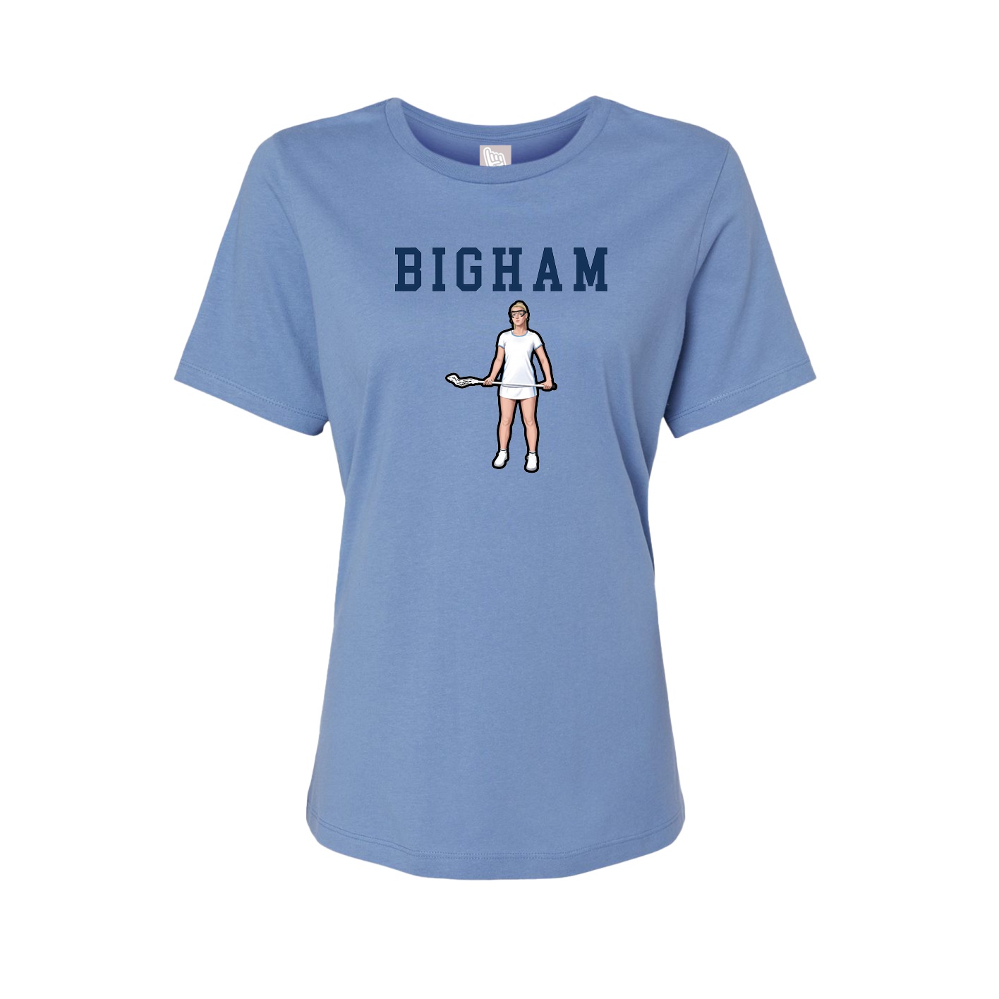 Fitted Women's Tee — Shirsey in Powder Blue