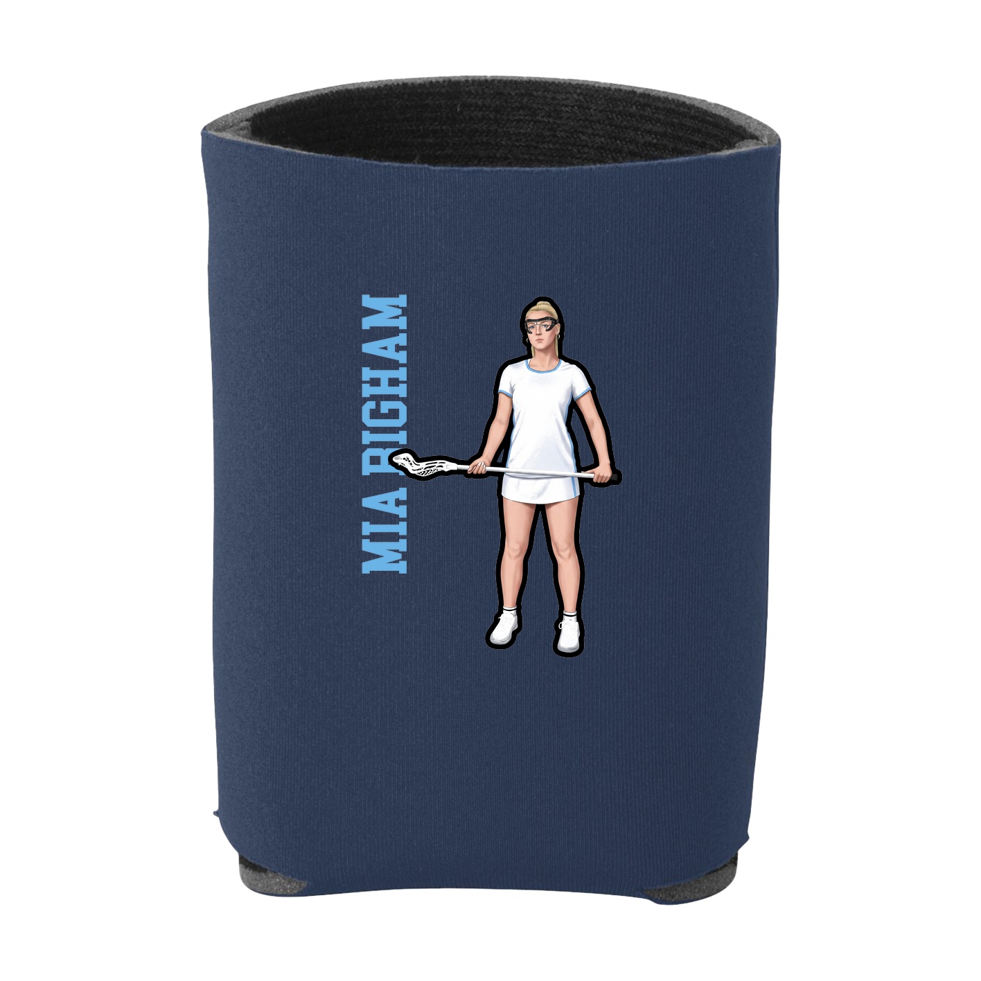 Can Holder — Name Vertical in Navy