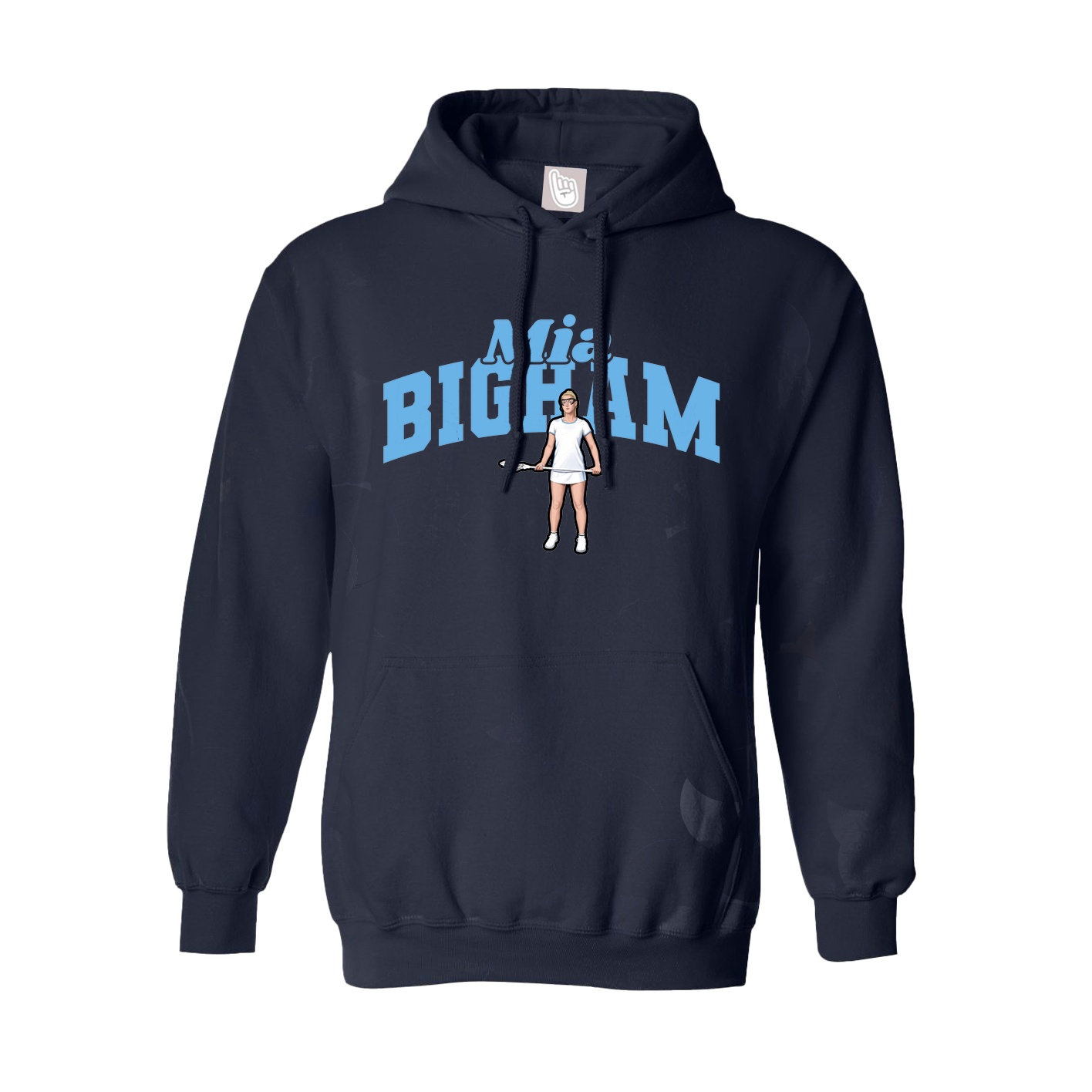 Youth Hoodie — Signature Arch in Navy