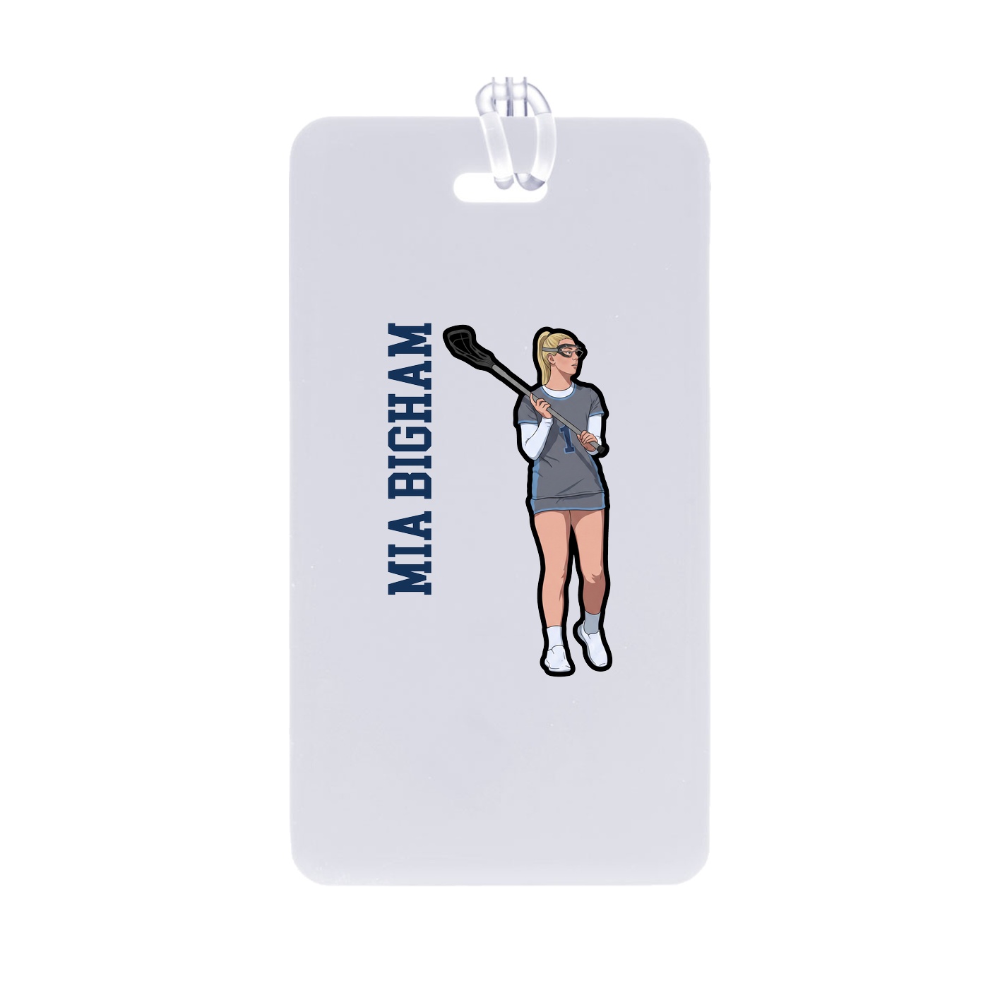 Bag Tag — Name Vertical in Classic