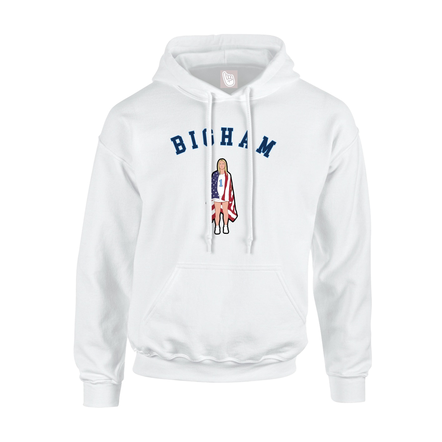 Hoodie — Shirsey Arch in White