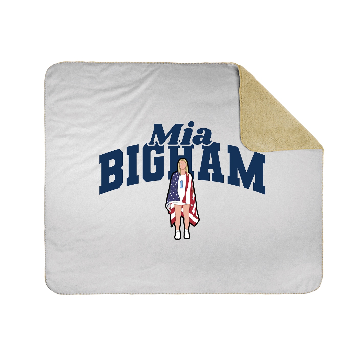 Throw Blanket — Signature Arch in White