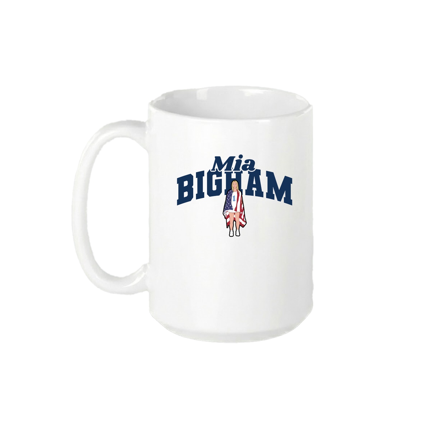 15oz Coffee Mug — Signature Arch in White