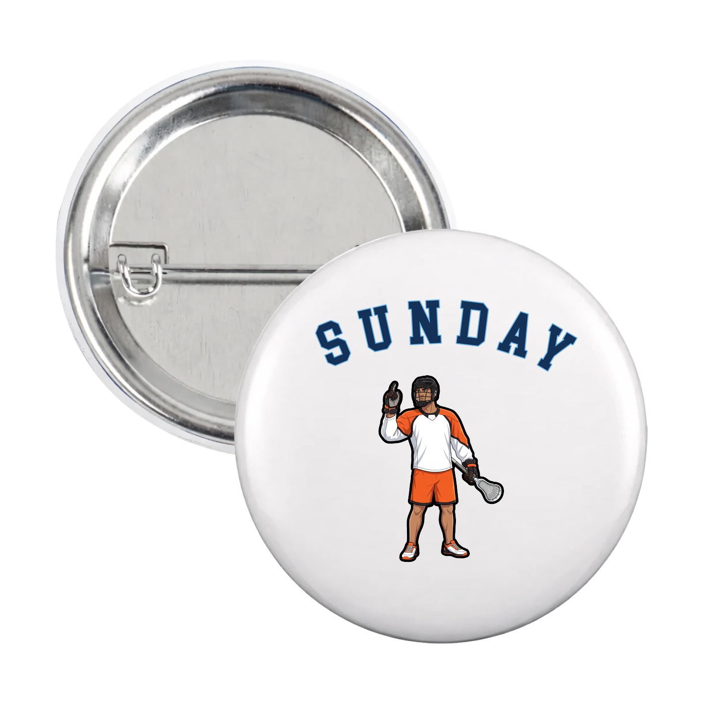 Game Day Button — Shirsey Arch in White