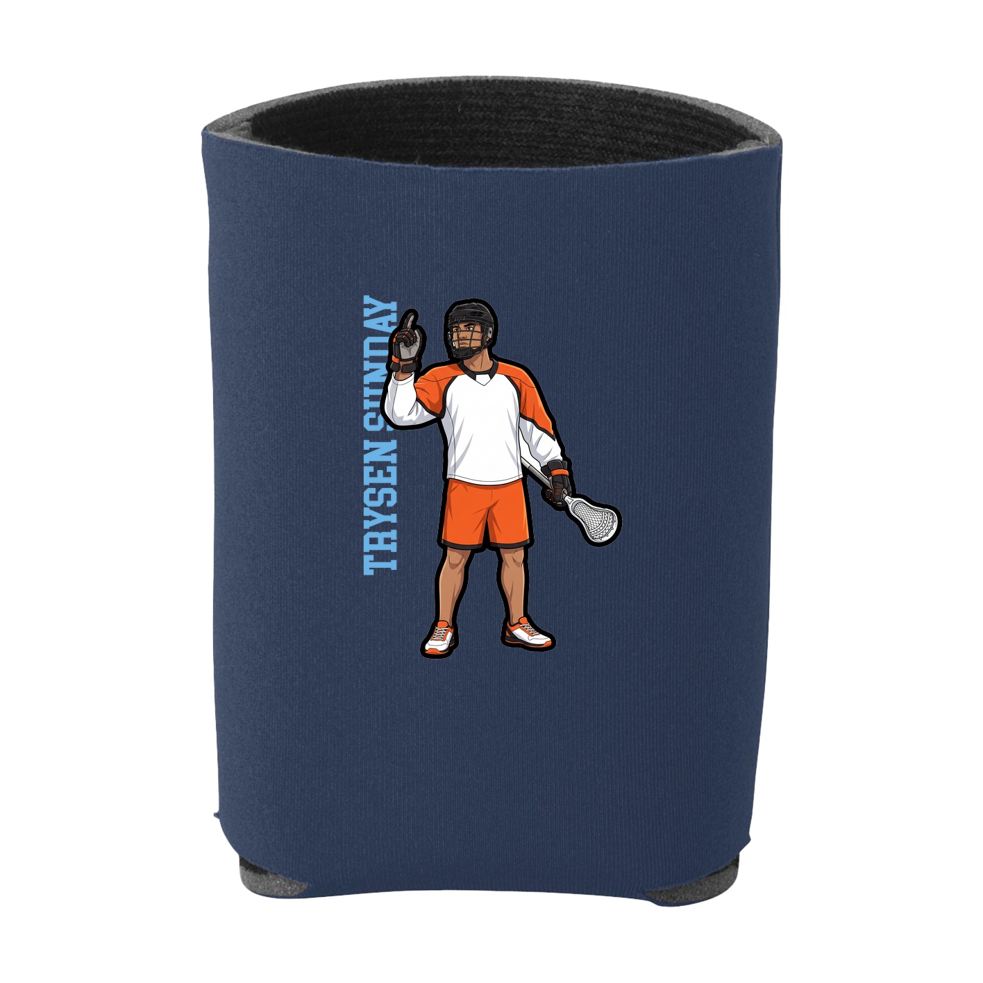 Can Holder — Name Vertical in Navy
