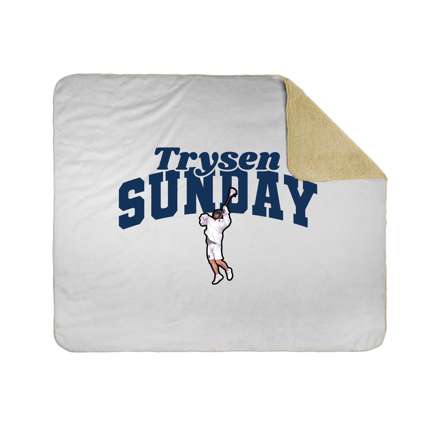 Throw Blanket — Signature Arch in White