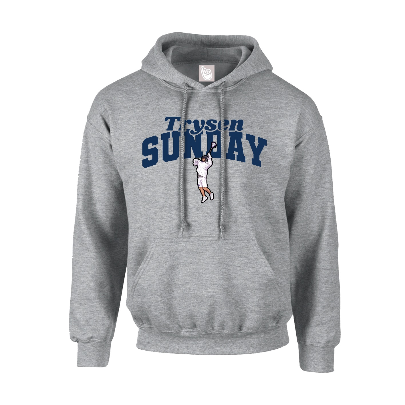 Hoodie — Signature Arch in Grey