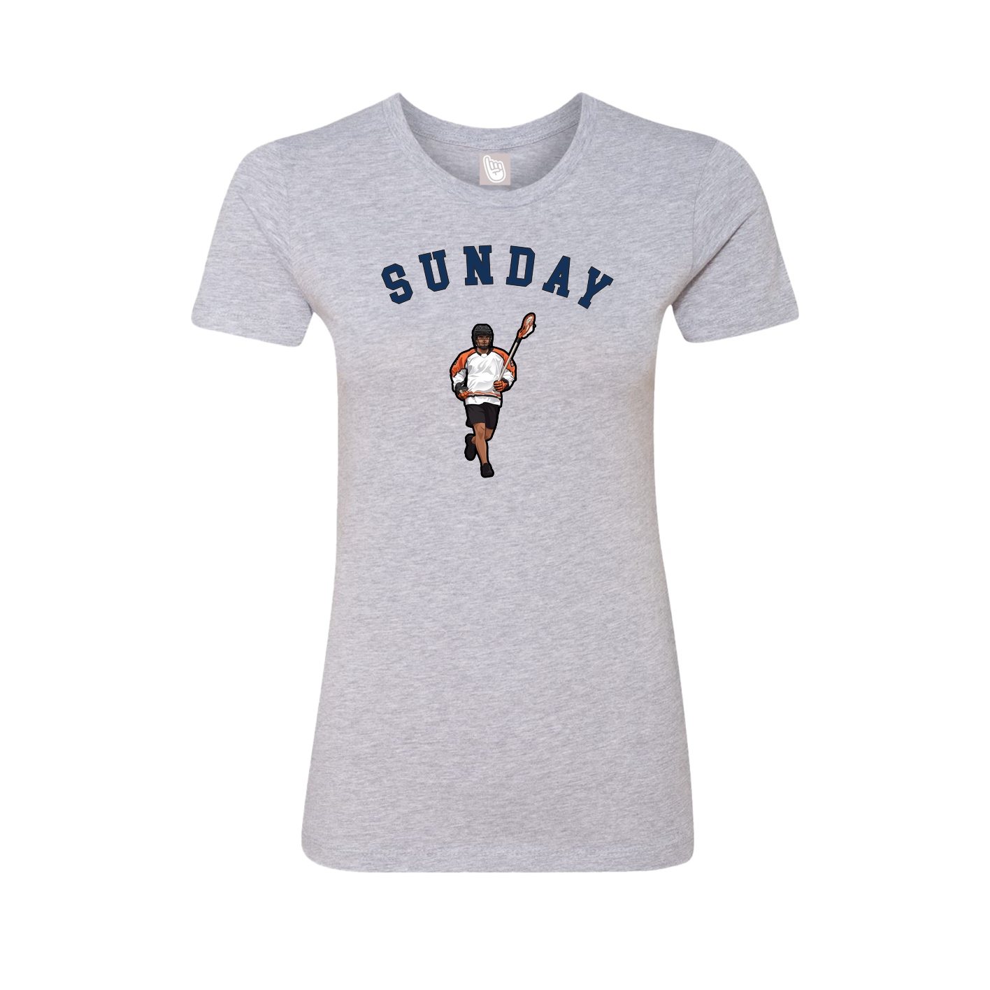 Fitted Women's Tee — Shirsey Arch in Grey