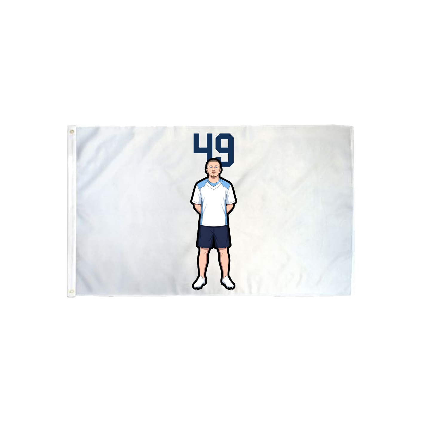 3x5 Flag — Number Top in Classic