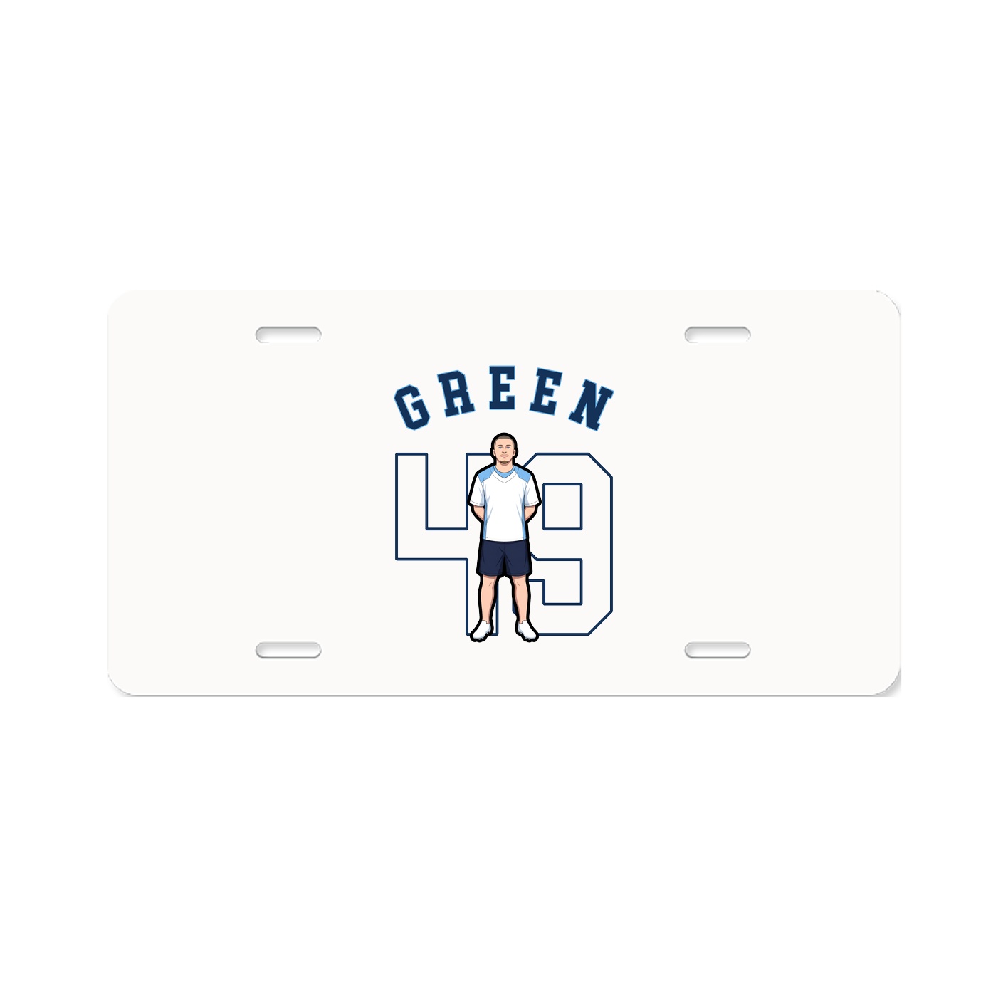 License Plate — Shirsey Arch in Classic
