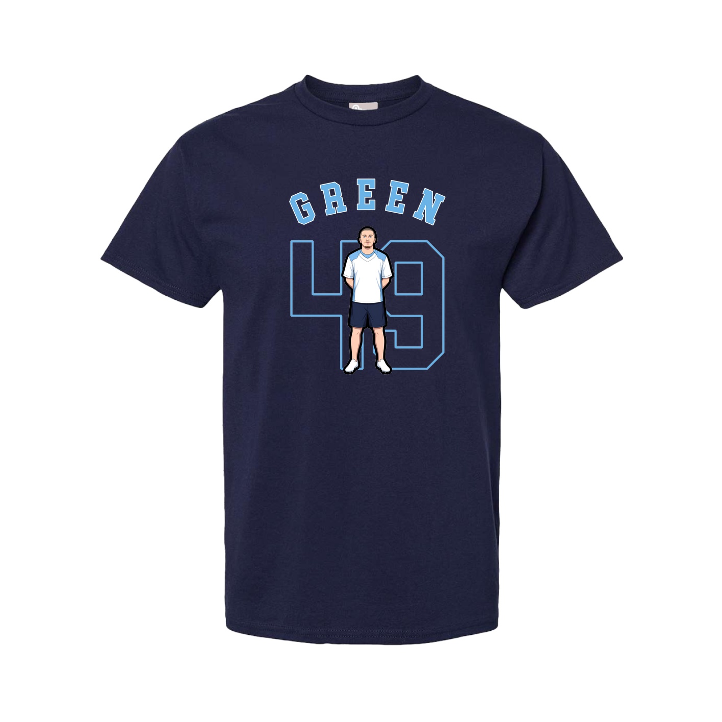 Youth Tee — Shirsey Arch in Navy