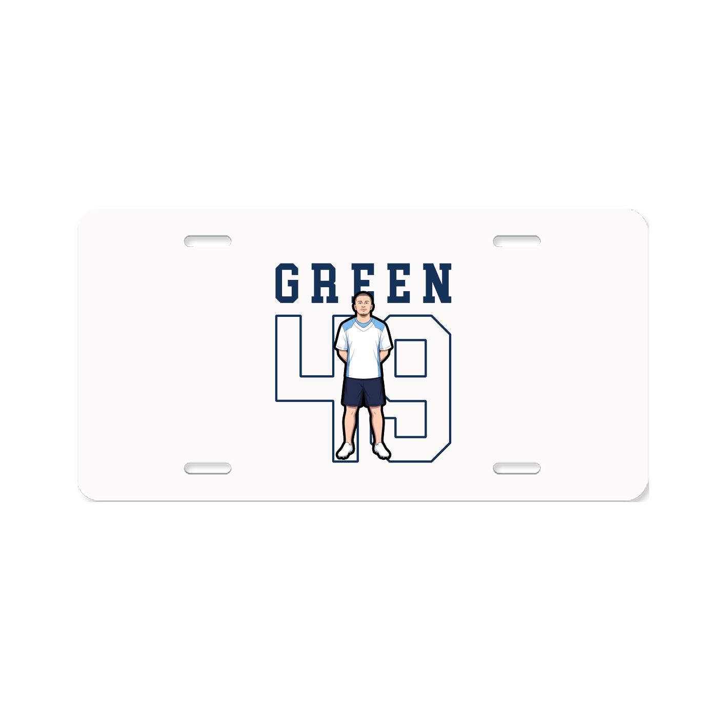 License Plate — Shirsey in Classic