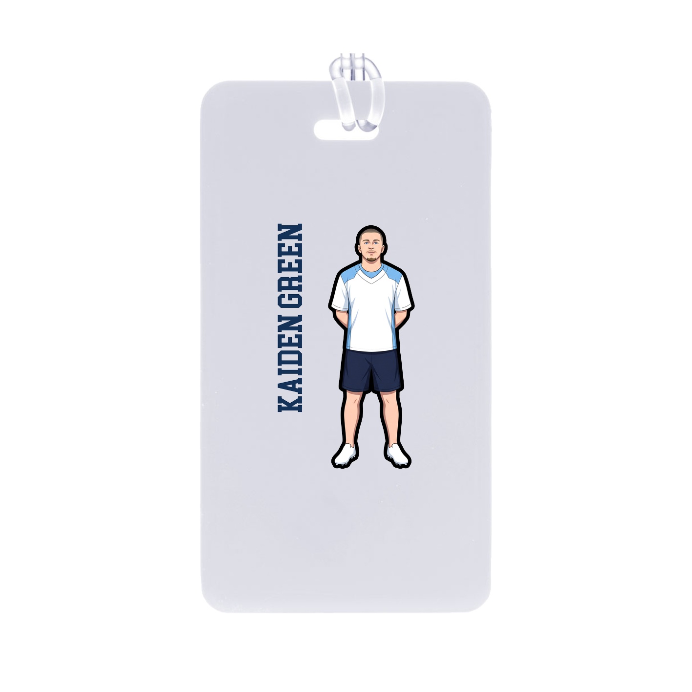 Bag Tag — Name Vertical in Classic