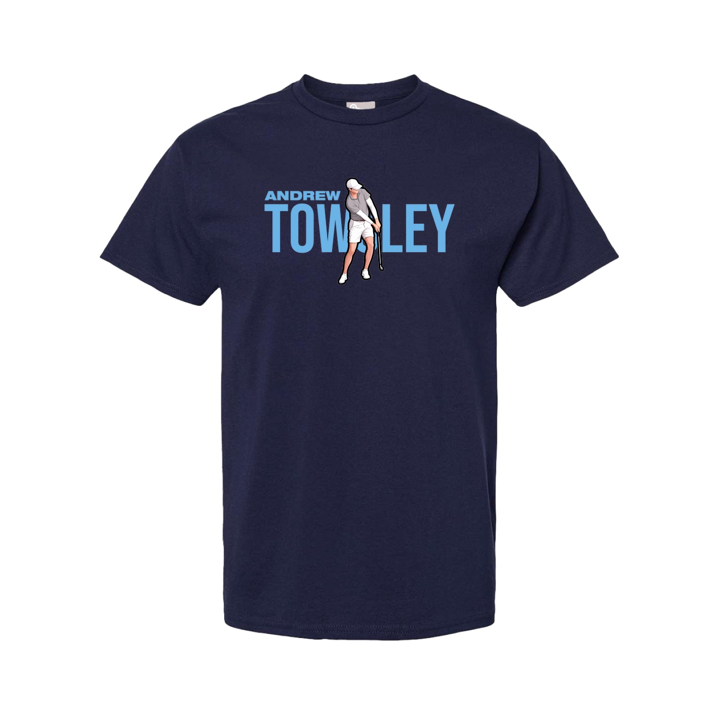 Tee — Player Name in Navy