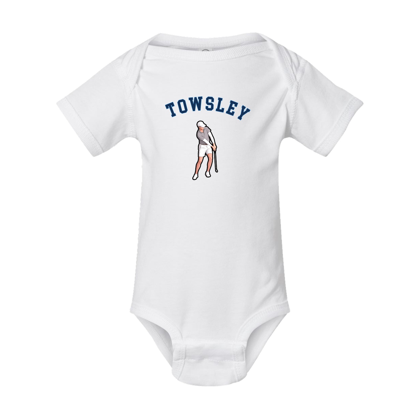 Baby Onesie — Shirsey Arch in White