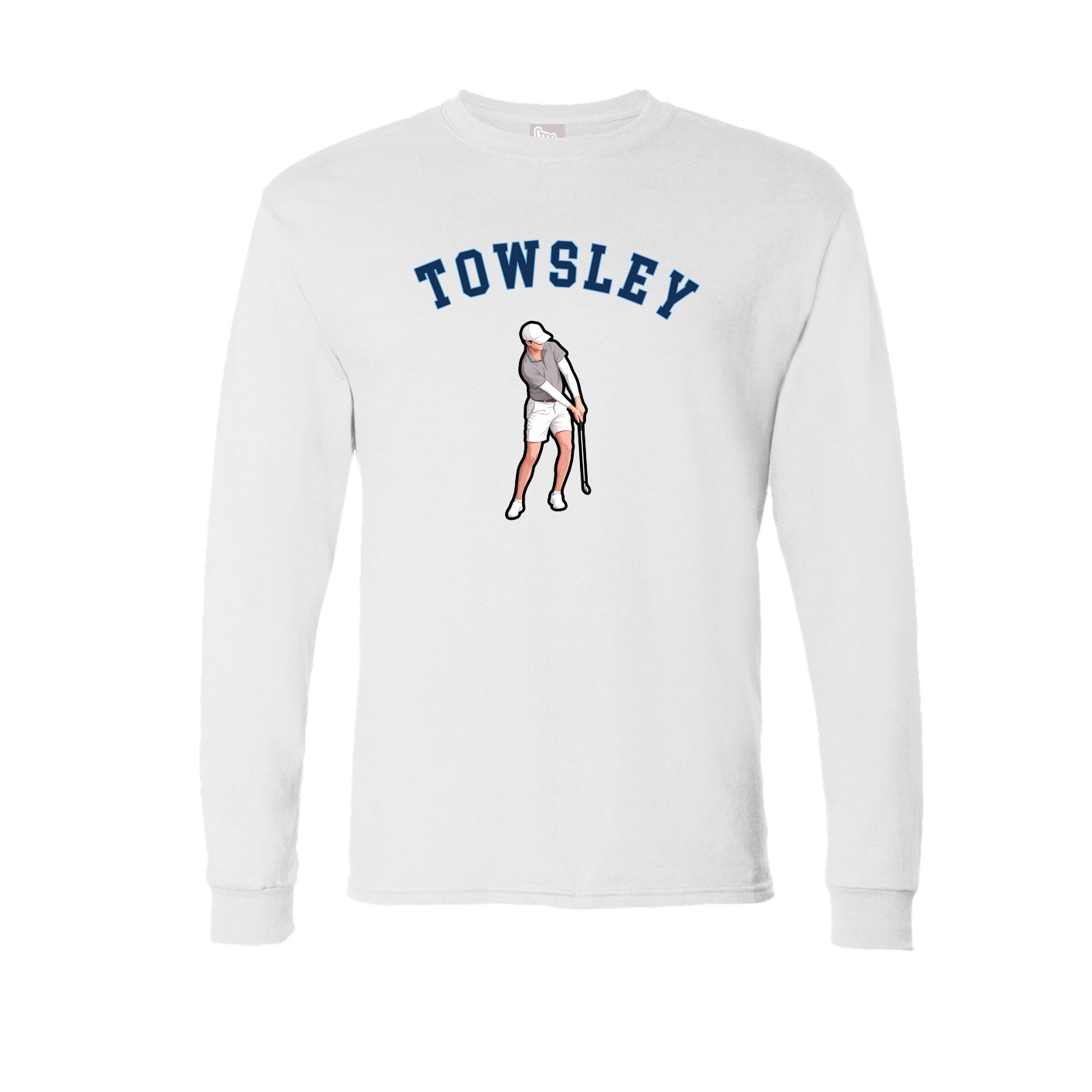 Long Sleeve Tee — Shirsey Arch in White