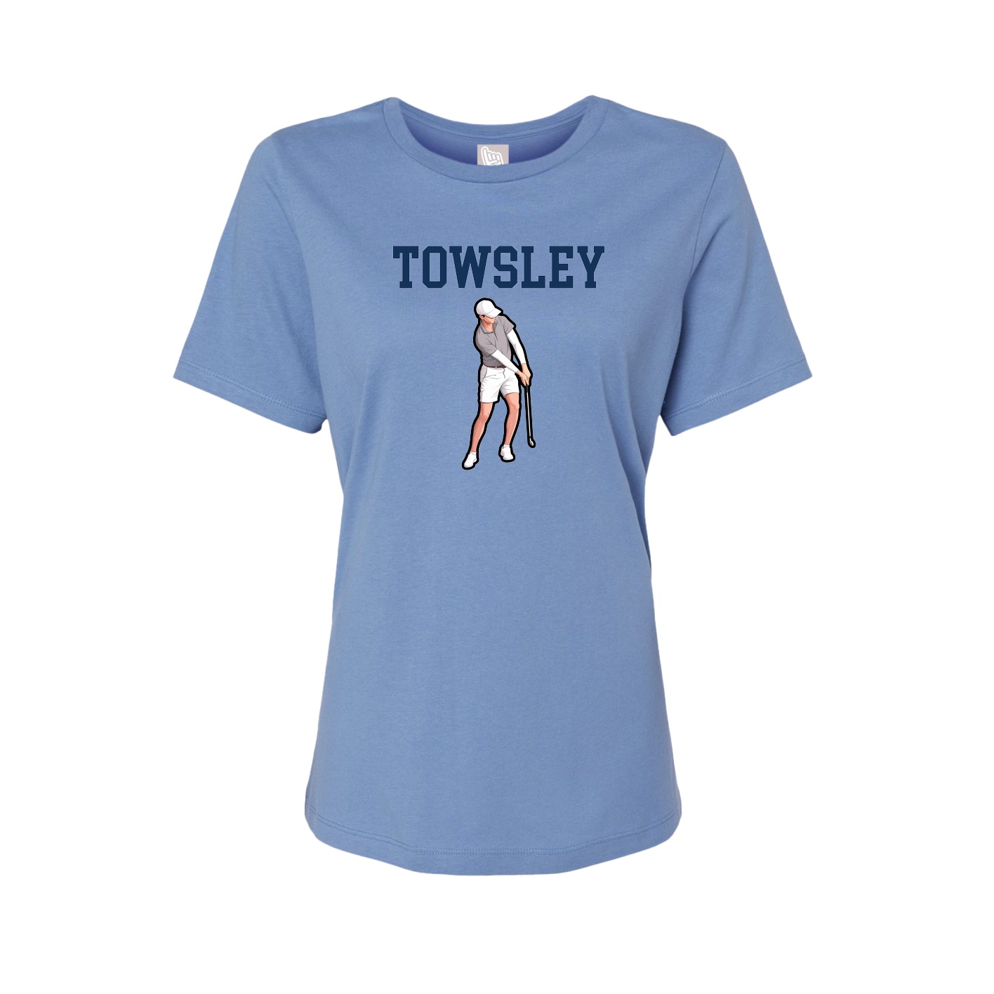 Fitted Women's Tee — Shirsey in Powder Blue