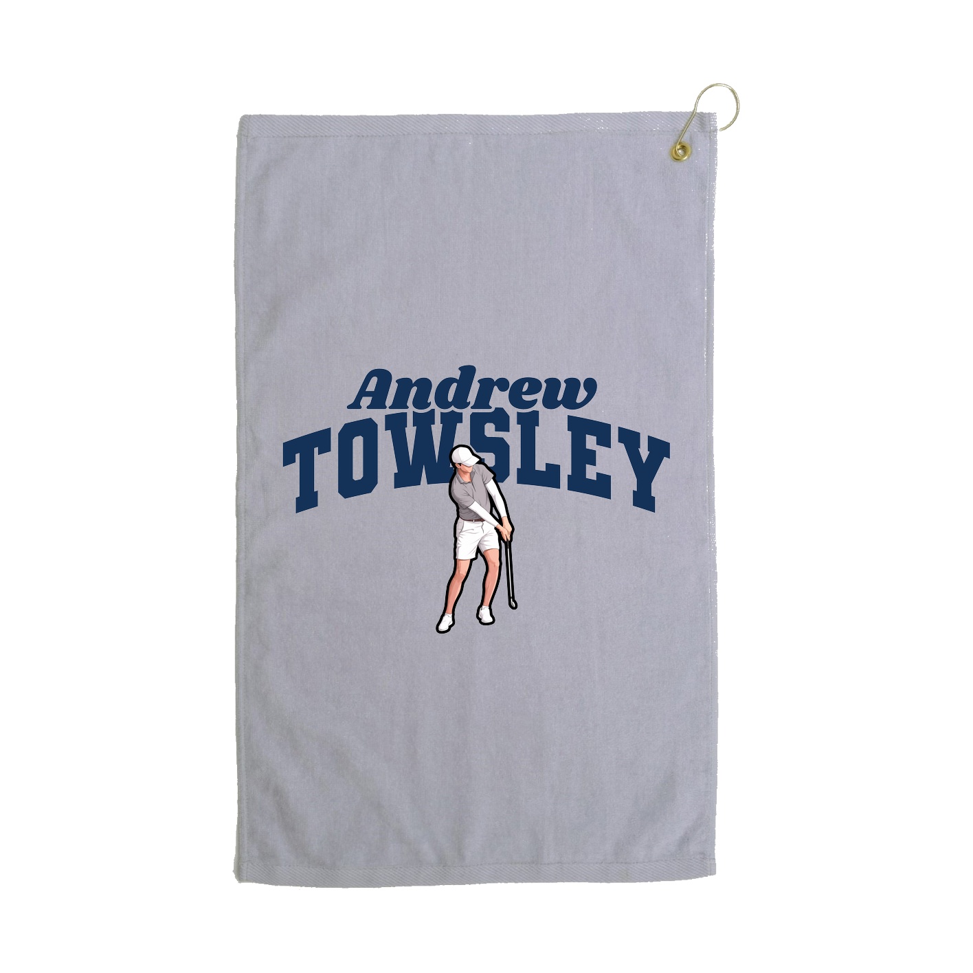 Golf Towel — Signature Arch in Grey