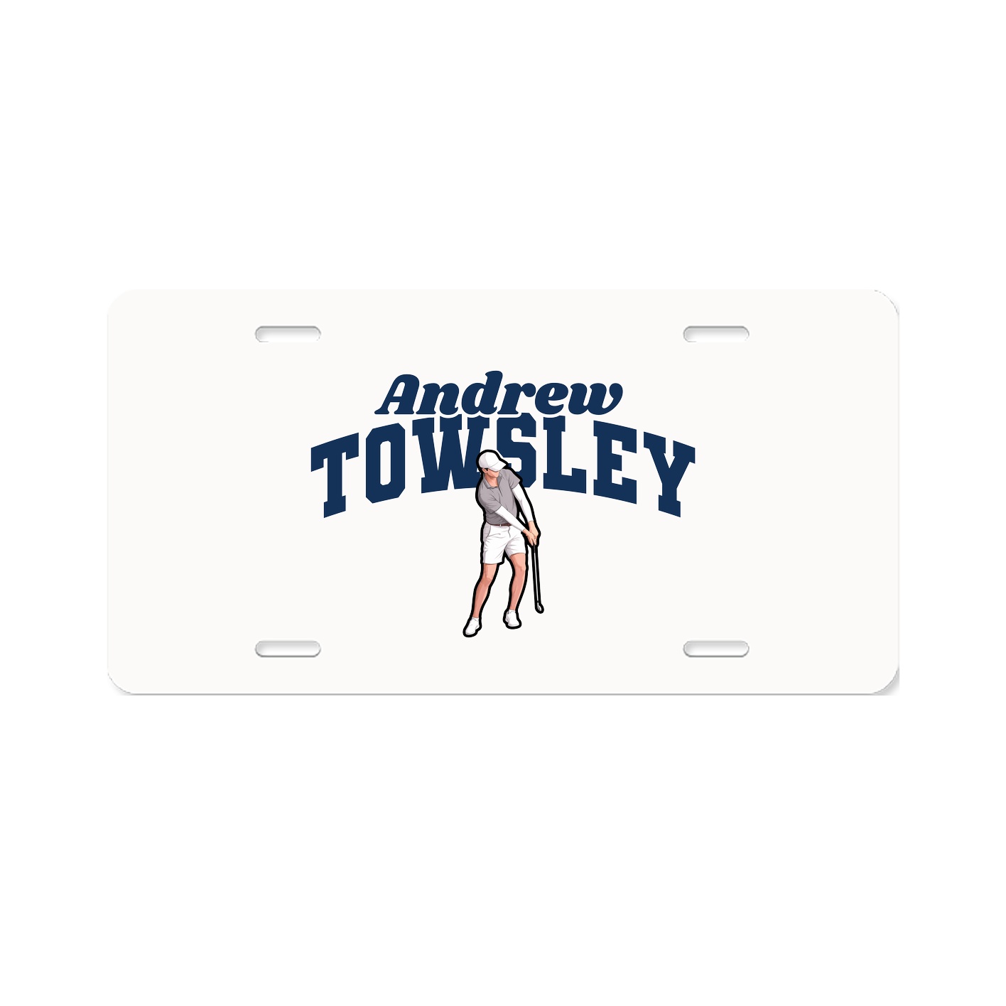 License Plate — Signature Arch in Classic