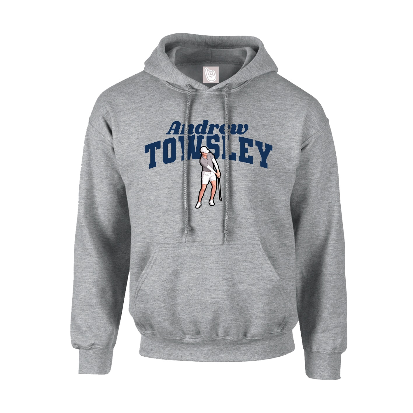 Hoodie — Signature Arch in Grey