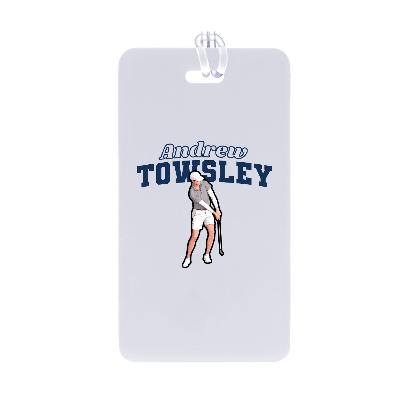 Bag Tag — Name Arch in Classic