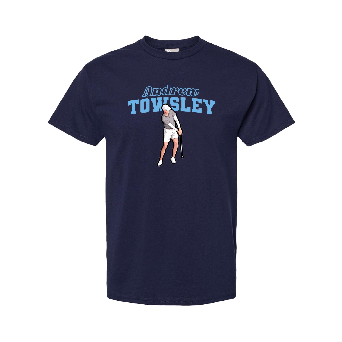 Tee — Name Arch in Navy
