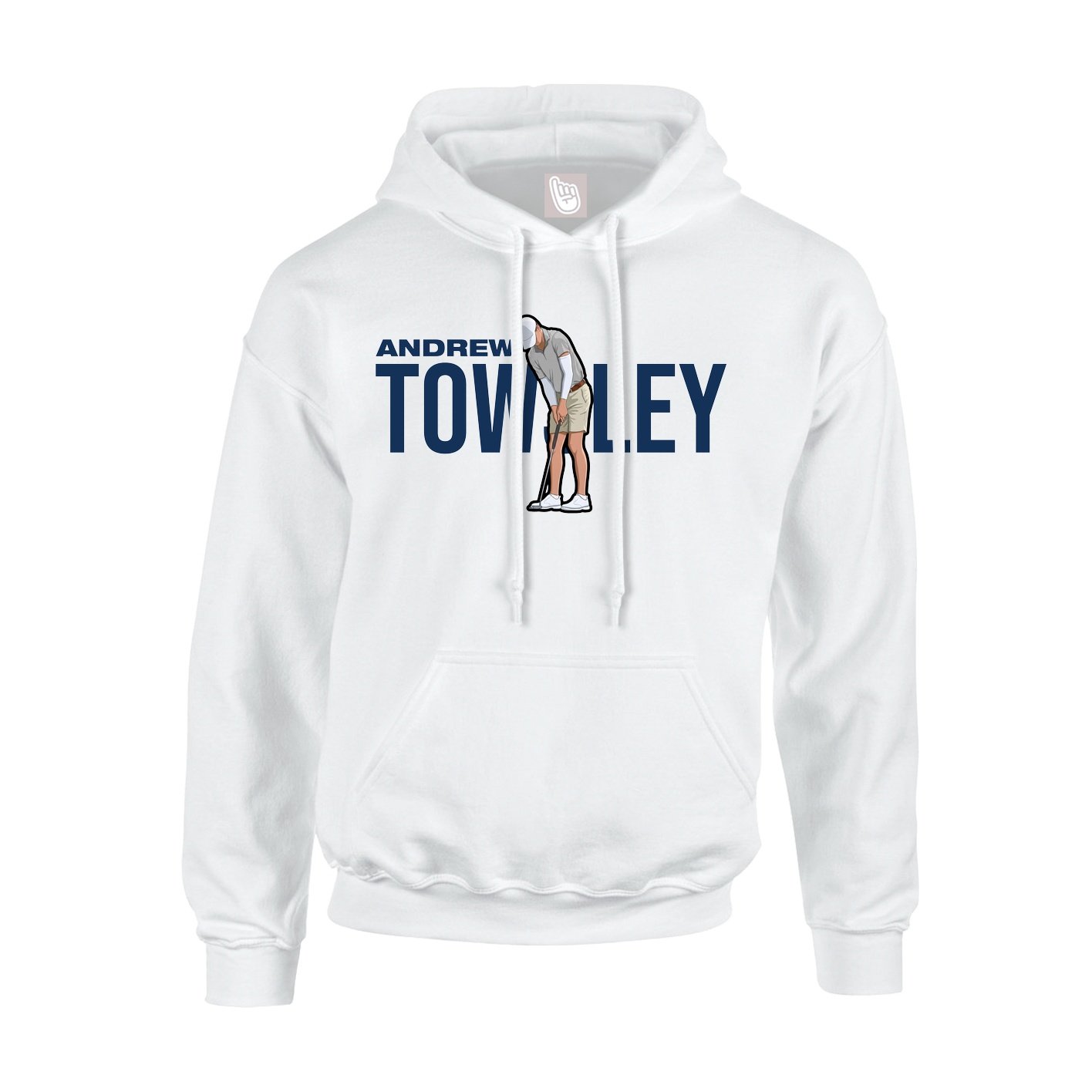 Hoodie — Player Name in White