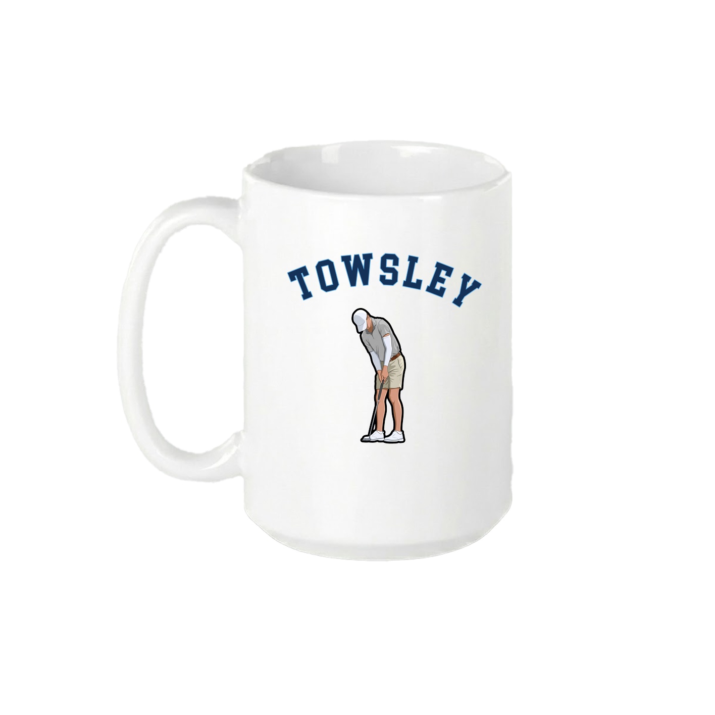 15oz Coffee Mug — Shirsey Arch in White