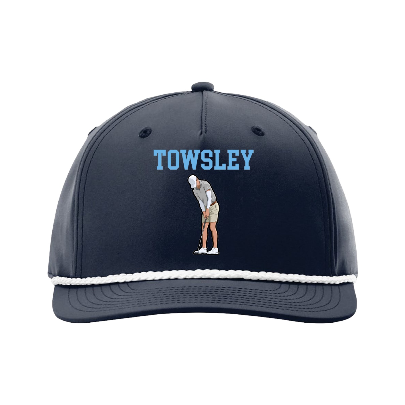 Five-Panel Classic Rope Cap — Shirsey in Navy
