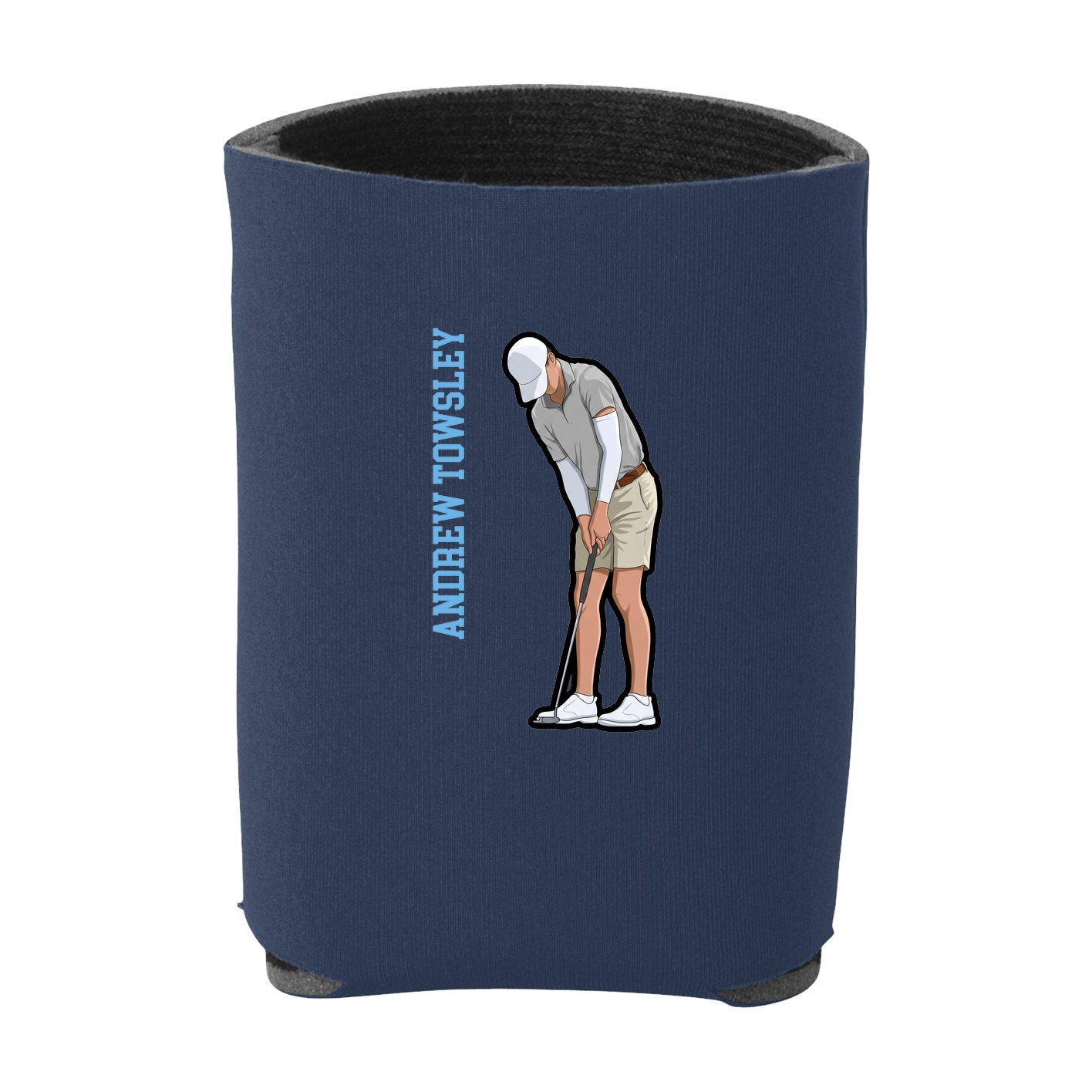 Can Holder — Name Vertical in Navy