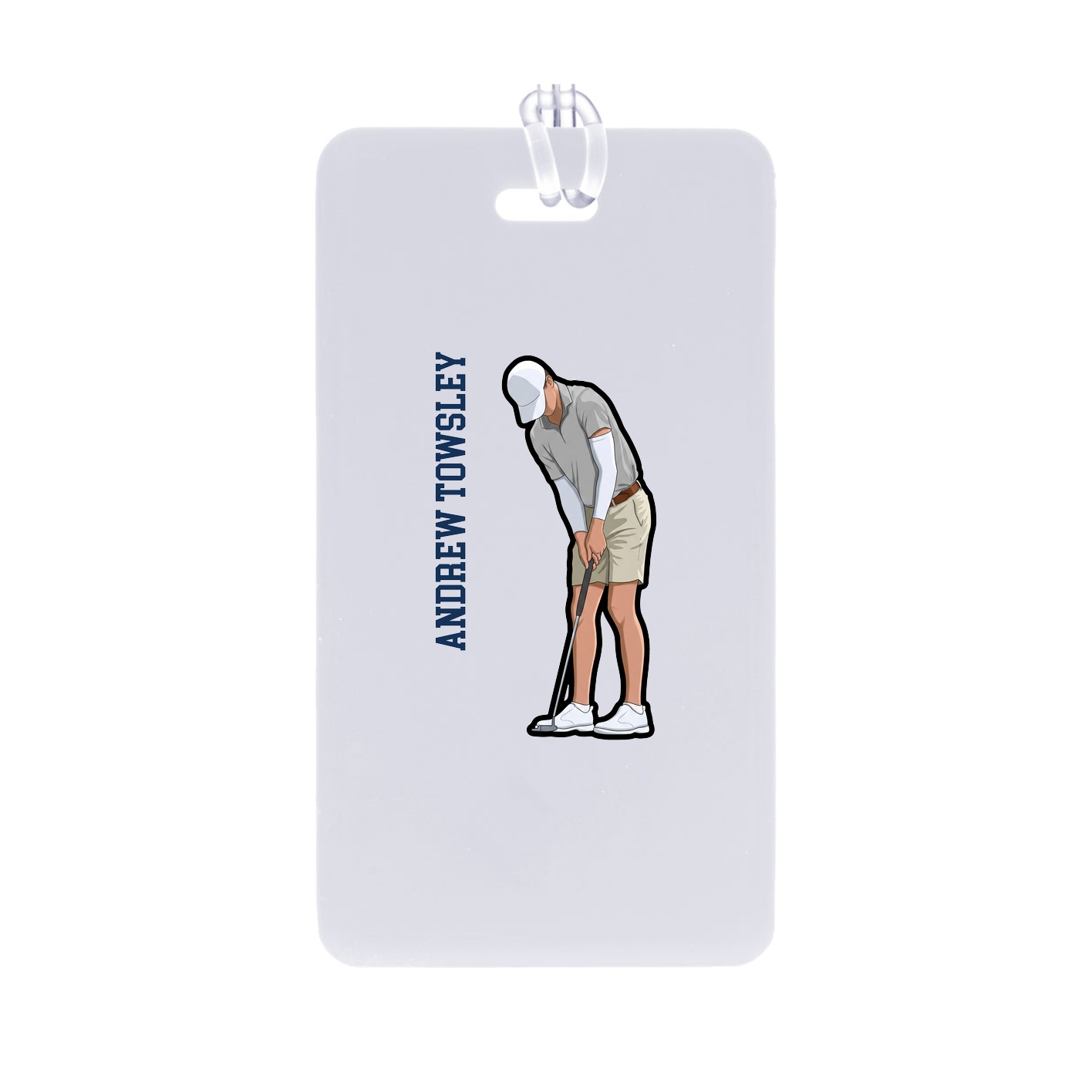 Bag Tag — Name Vertical in Classic