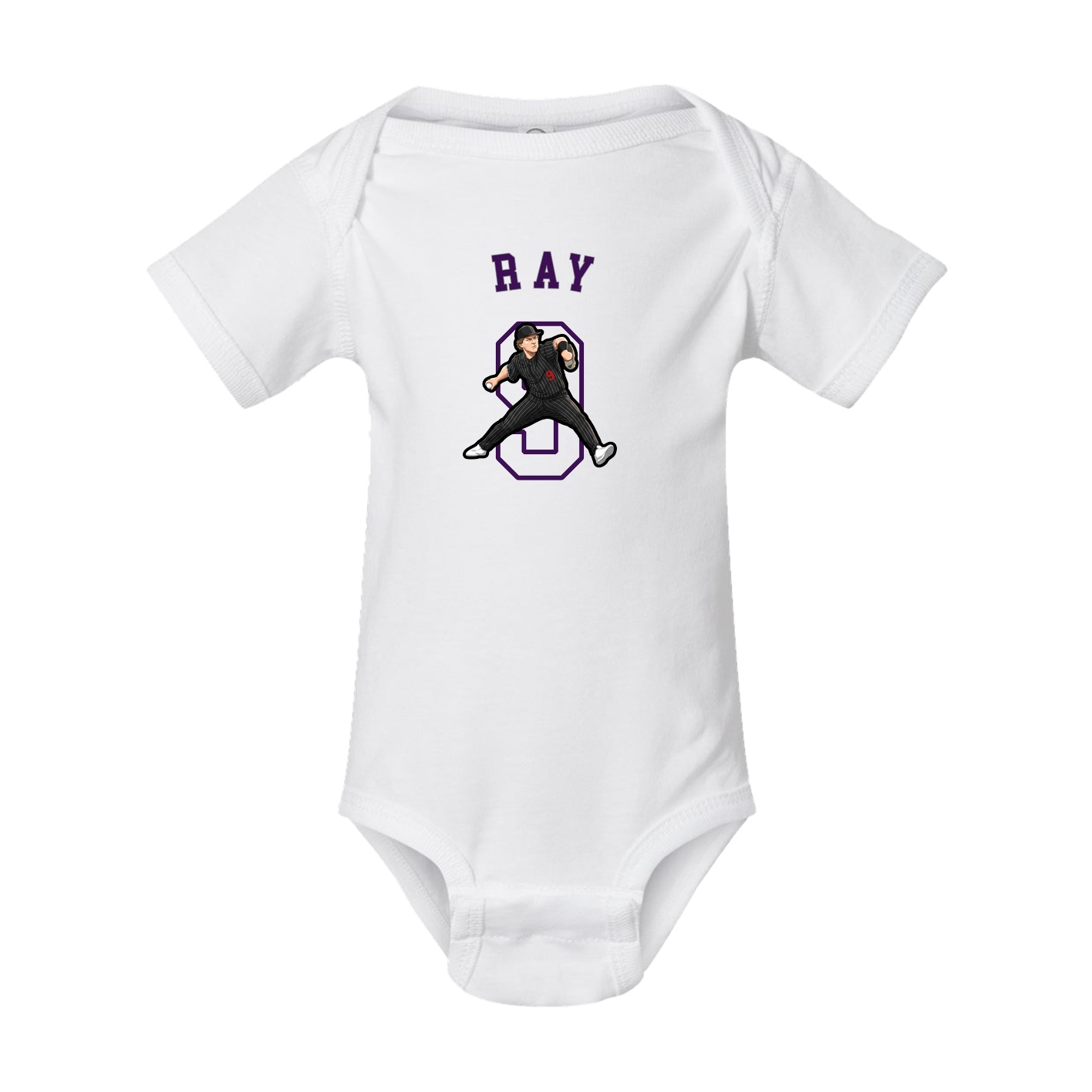 Baby Onesie — Shirsey Arch in White