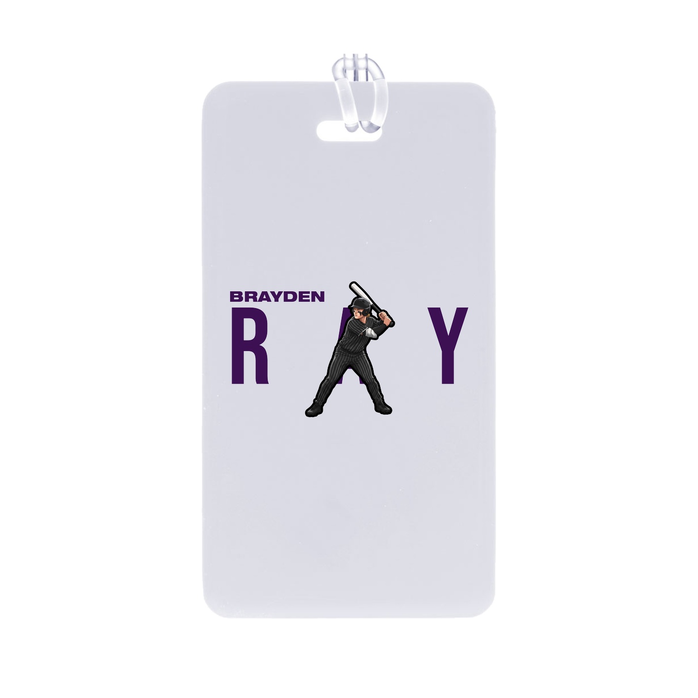 Bag Tag — Player Name in Classic