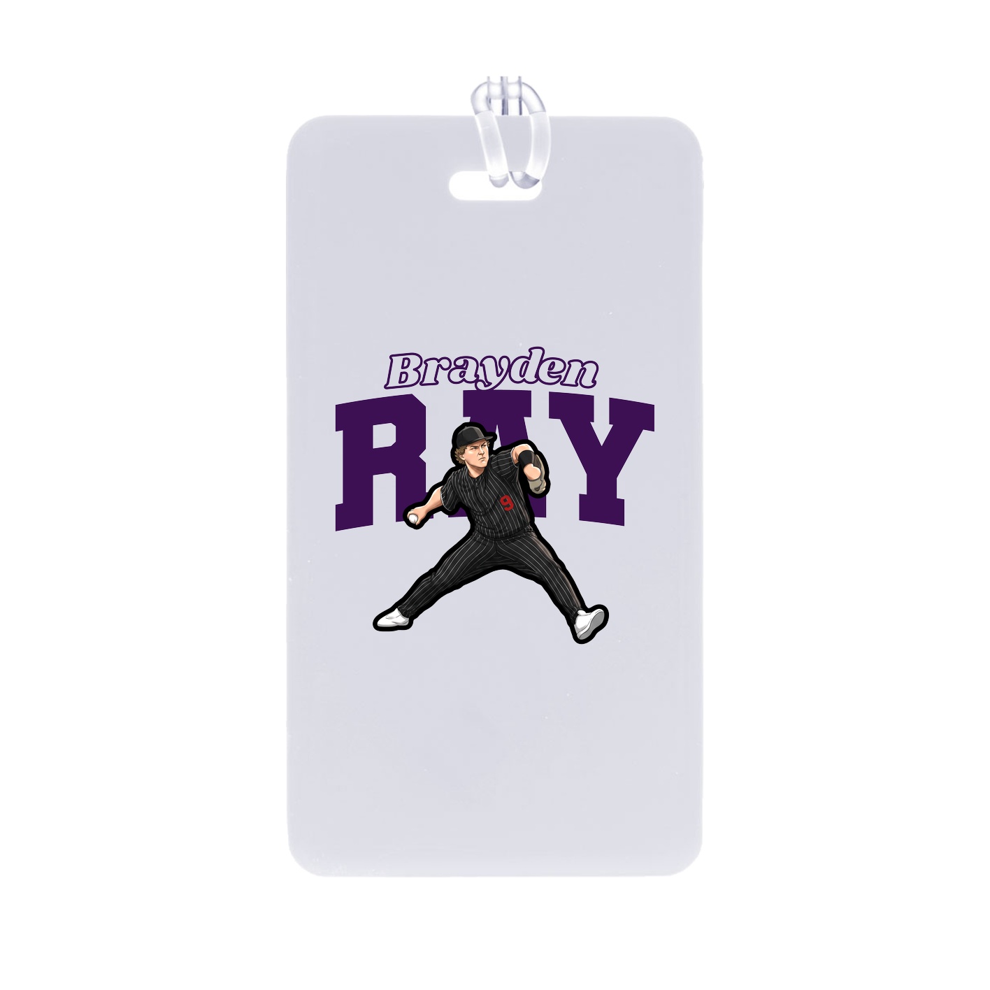 Bag Tag — Name Arch in Classic