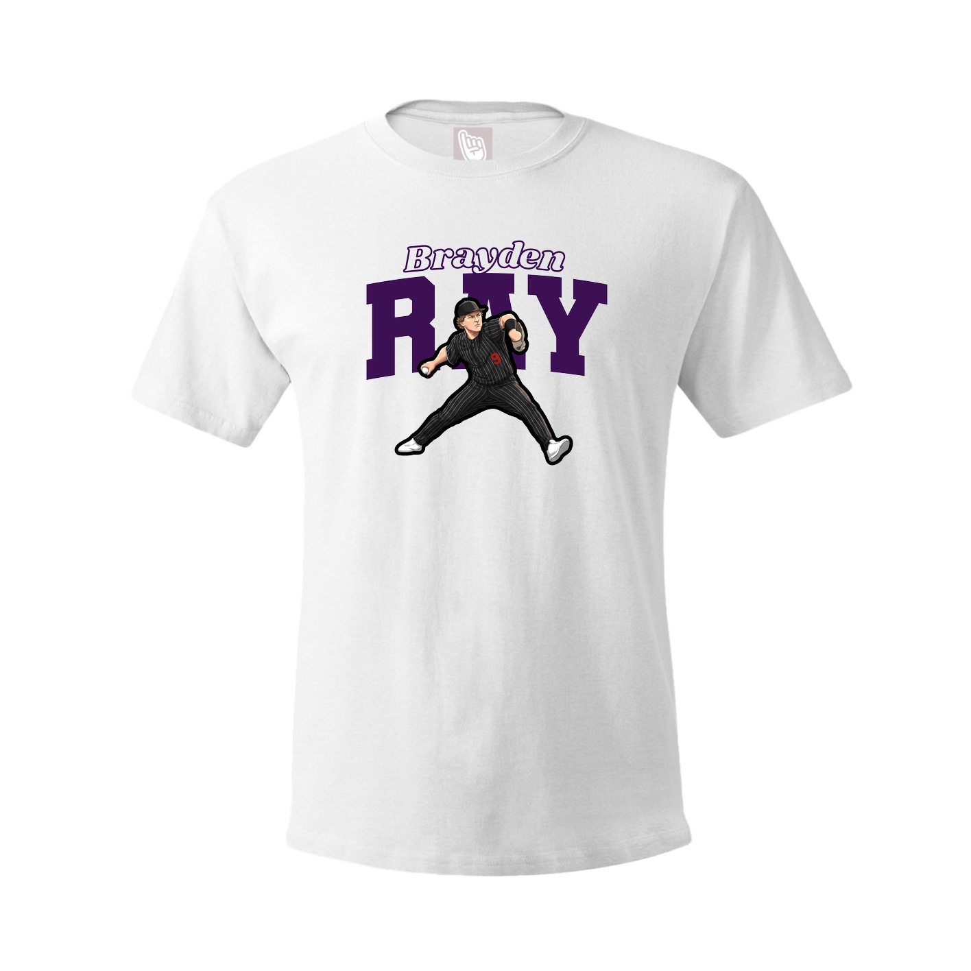 Tee — Name Arch in White