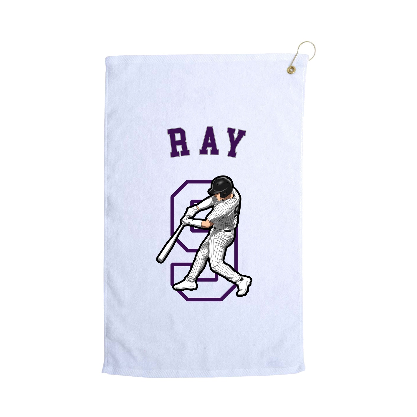 Golf Towel — Shirsey Arch in White