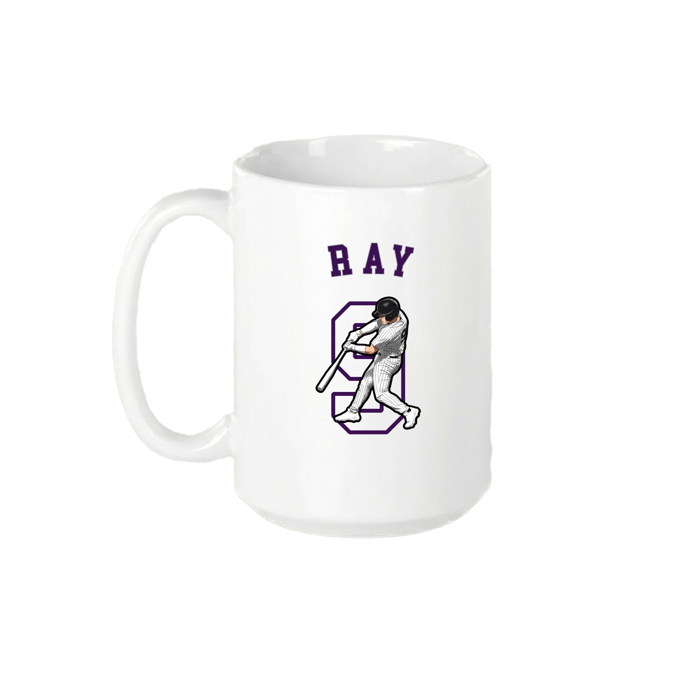 15oz Coffee Mug — Shirsey Arch in White