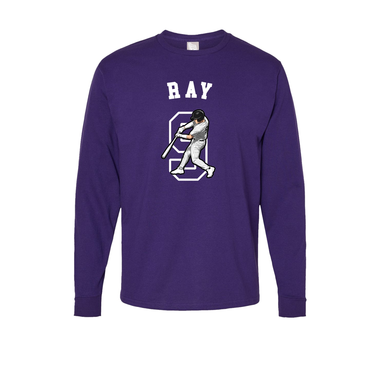 Long Sleeve Tee — Shirsey Arch in Purple