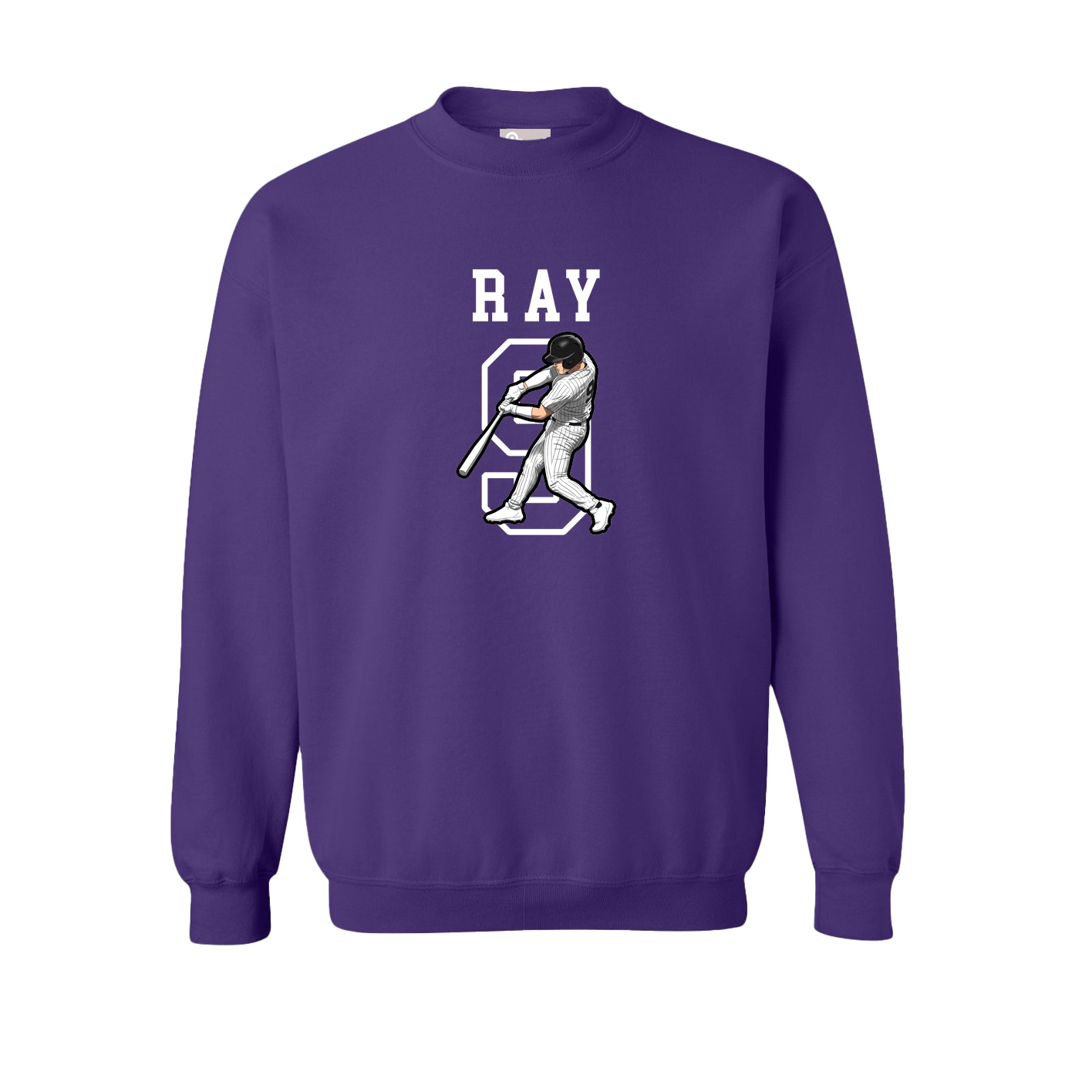 Fleece Crew — Shirsey in Purple