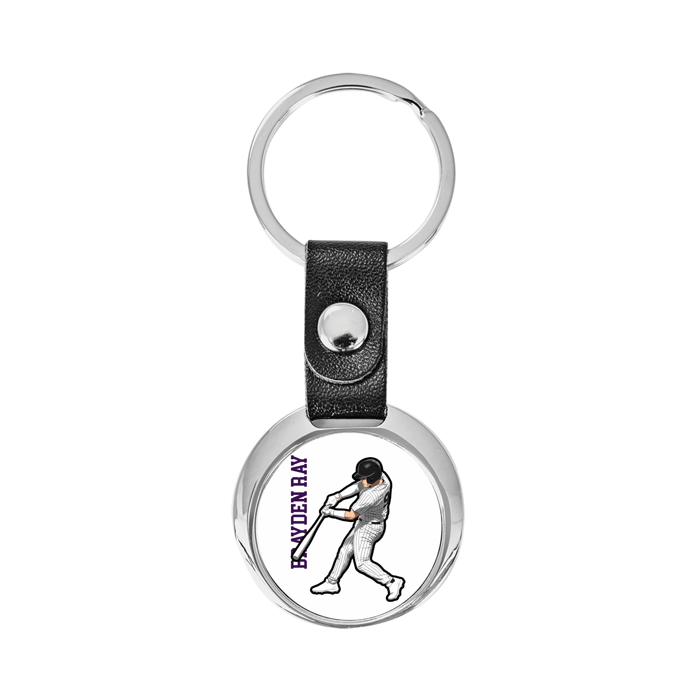 Key Chain — Name Vertical in Classic