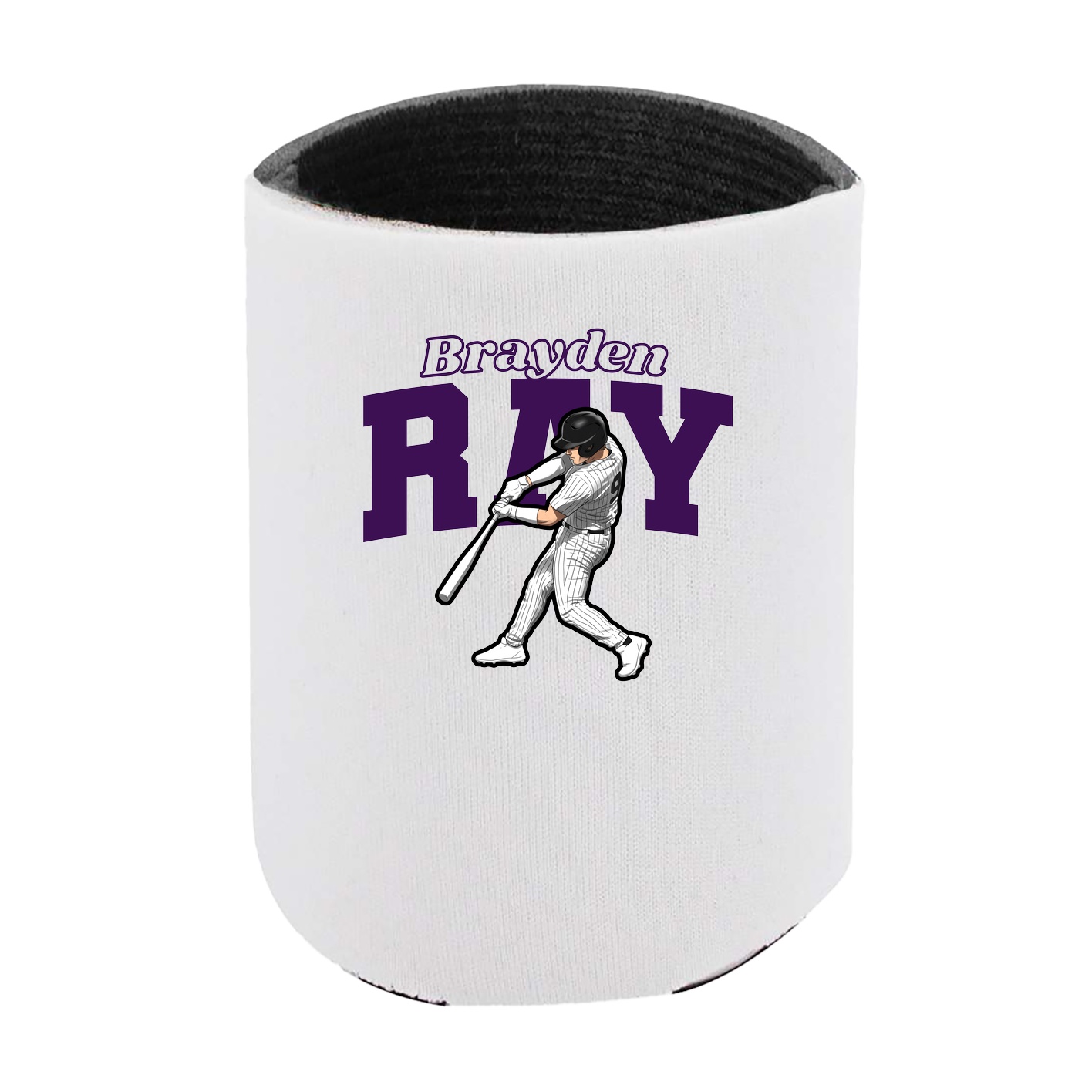 Can Holder — Name Arch in White