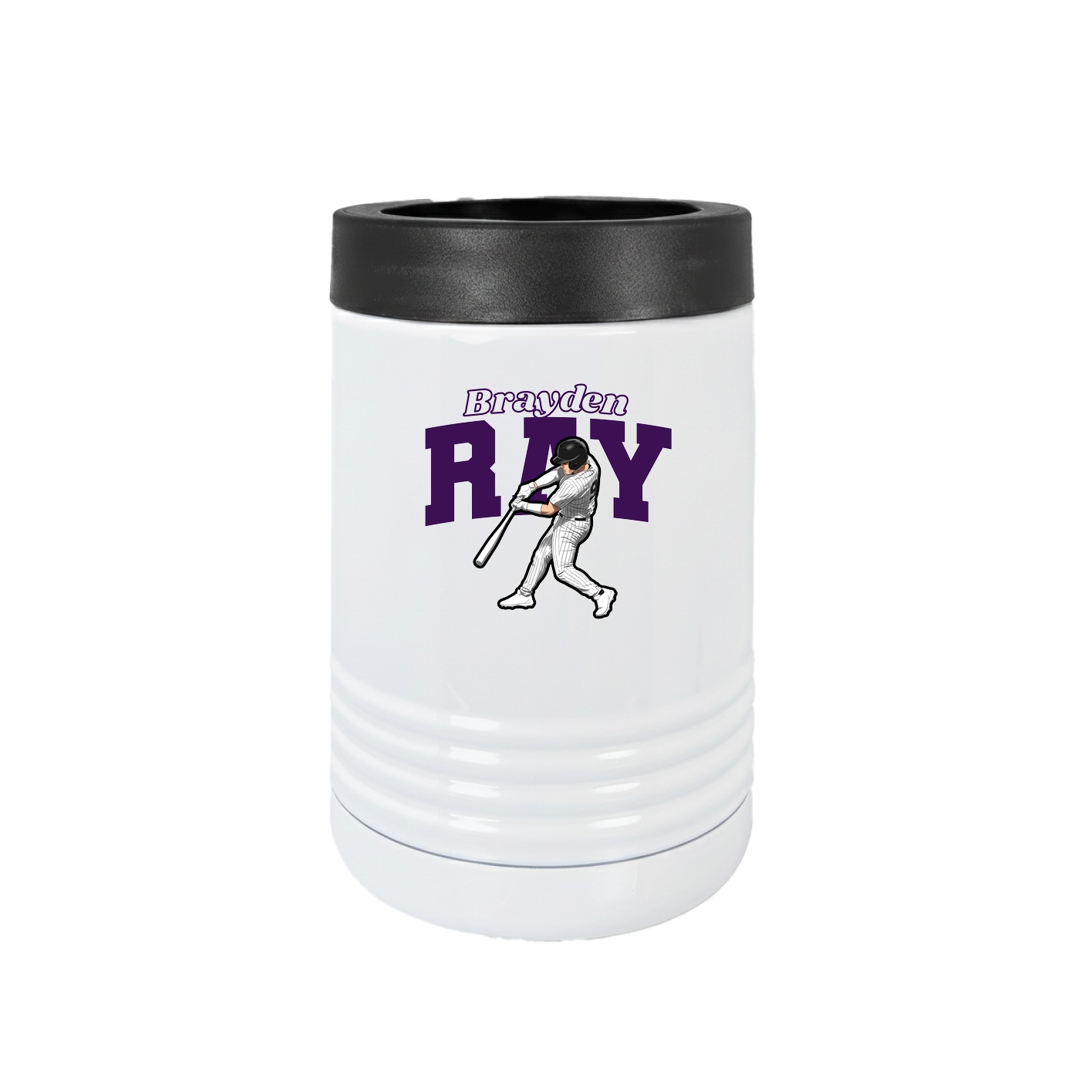 Beverage Holder — Name Arch in White