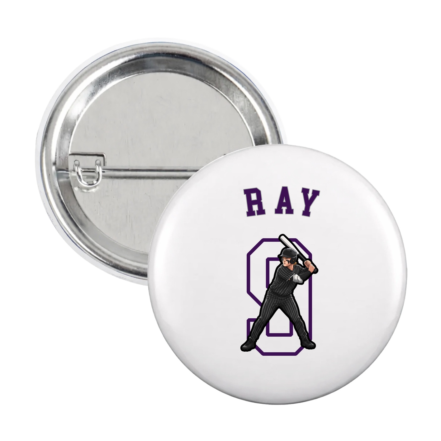 Game Day Button — Shirsey Arch in White